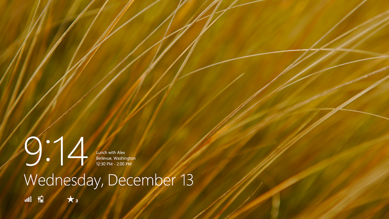 В Windows Phone 8 можно изменять экран блокировки