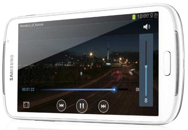 Samsung Galaxy Player 5.8 плеер на Android 4.0
