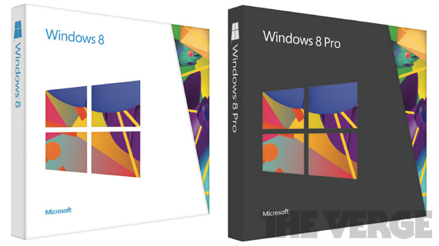 Коробочные версии Windows 8