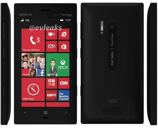 Новое пресс-фото смартфона Nokia Lumia 928