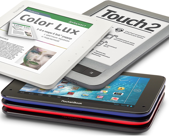 PocketBook Color Lux, Touch 2 и SurfPad 2