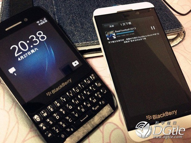 BlackBerry R10 вместе с BlackBerry Z10