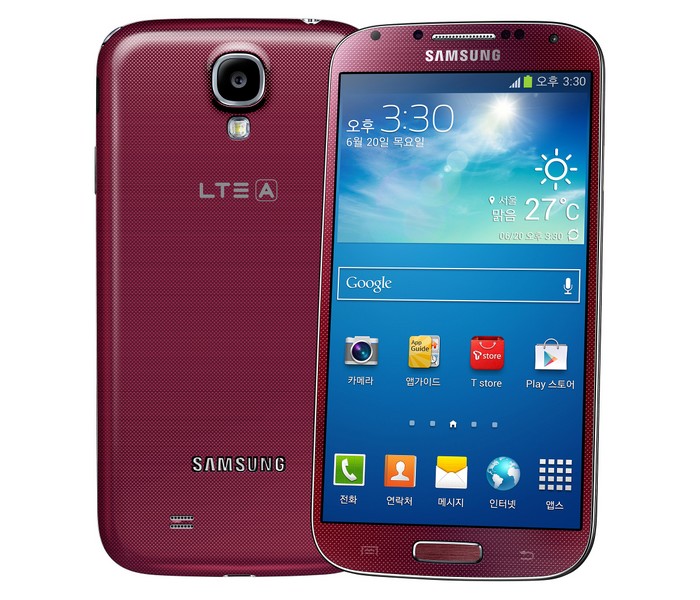 Смартфон Samsung Galaxy S4 LTE-A представлен официально