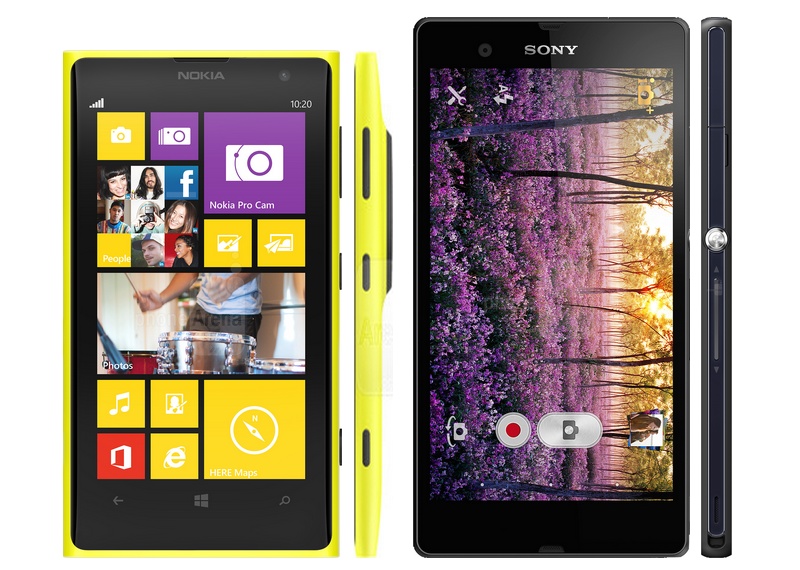 Nokia Lumia 1020 и Sony Xperia Z Ultra
