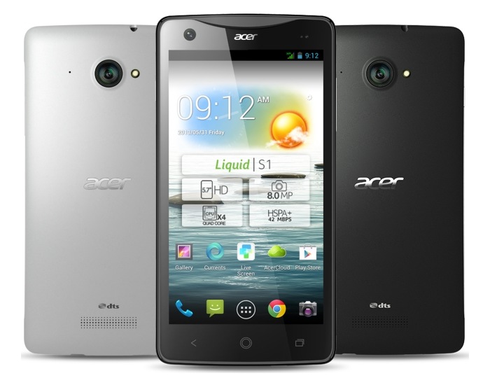 Acer Liquid S2: смартфон записывающий видео 4K