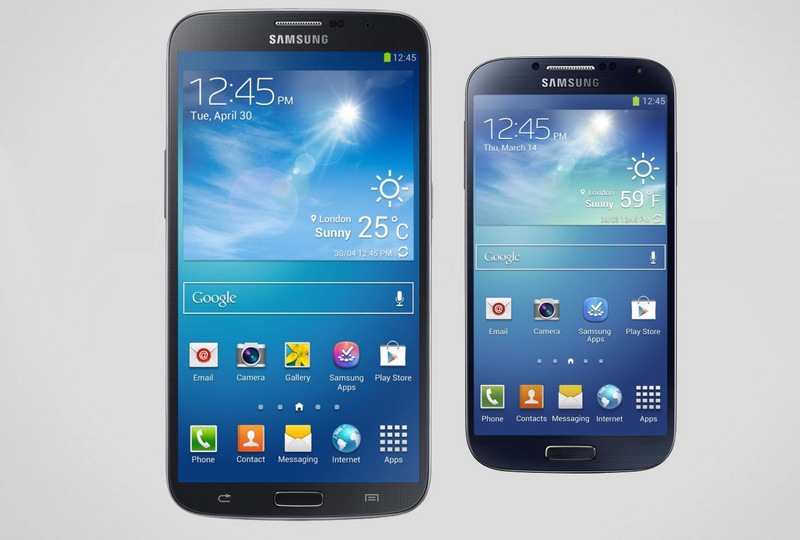 Samsung Galaxy Mega 6.3 и Galaxy S4