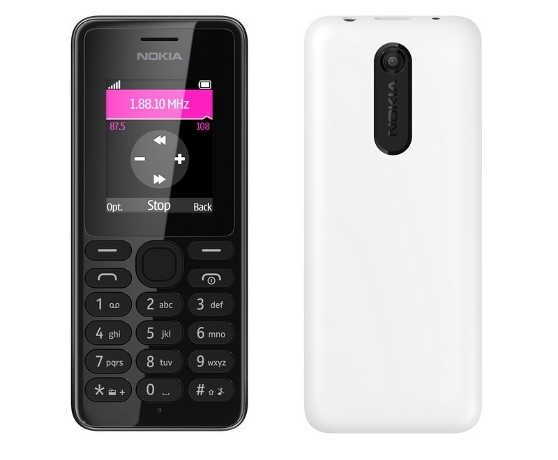 Сверхдоступные телефоны Nokia 108 и 108 Dual SIM
