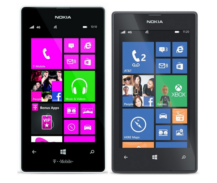 Nokia Lumia 521 и Lumia 520