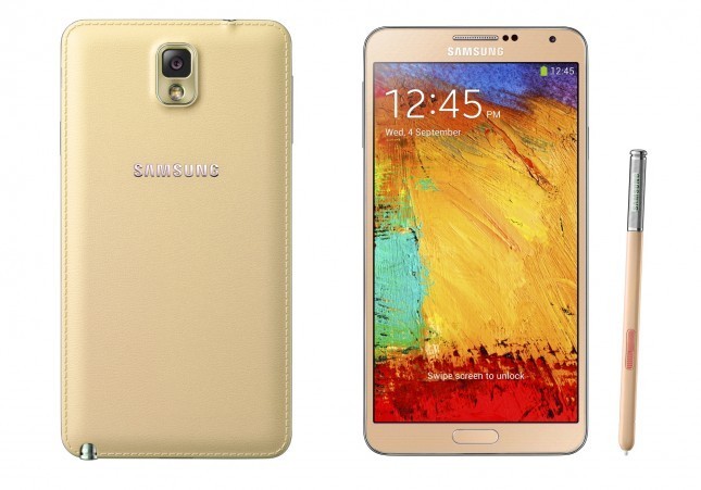 Золотой Samsung Galaxy Note 3