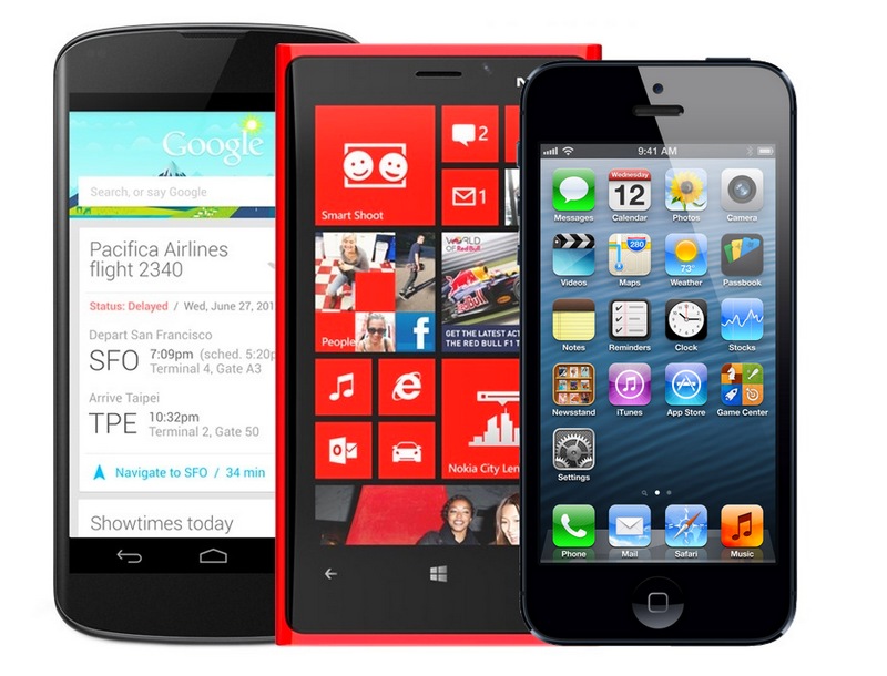 Android, Windows Phone и iOS
