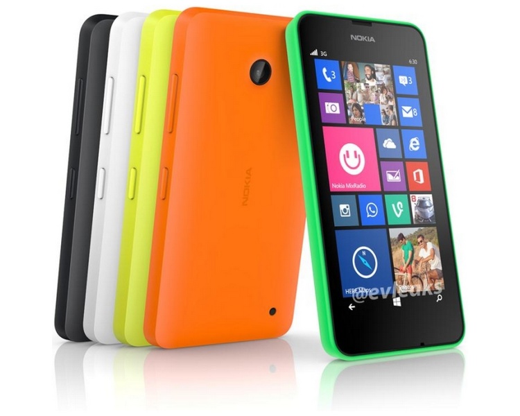 Пресс-фото смартфона Nokia Lumia 630