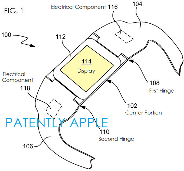 Apple зарегистрировала патент умных часов