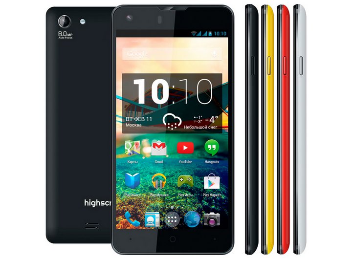 Highscreen выпускает смартфон-хамелеон Omega Prime S