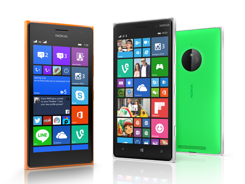 Nokia Lumia 830 и Nokia Lumia 730