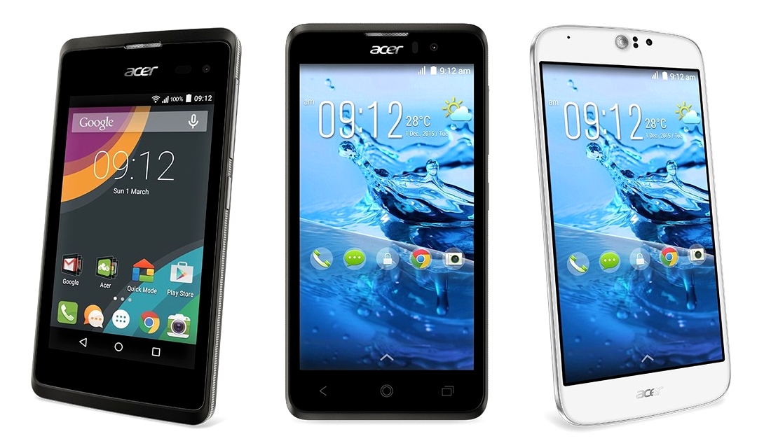 Acer Liquid Z220, Liquid Z520 и Liquid Jade Z
