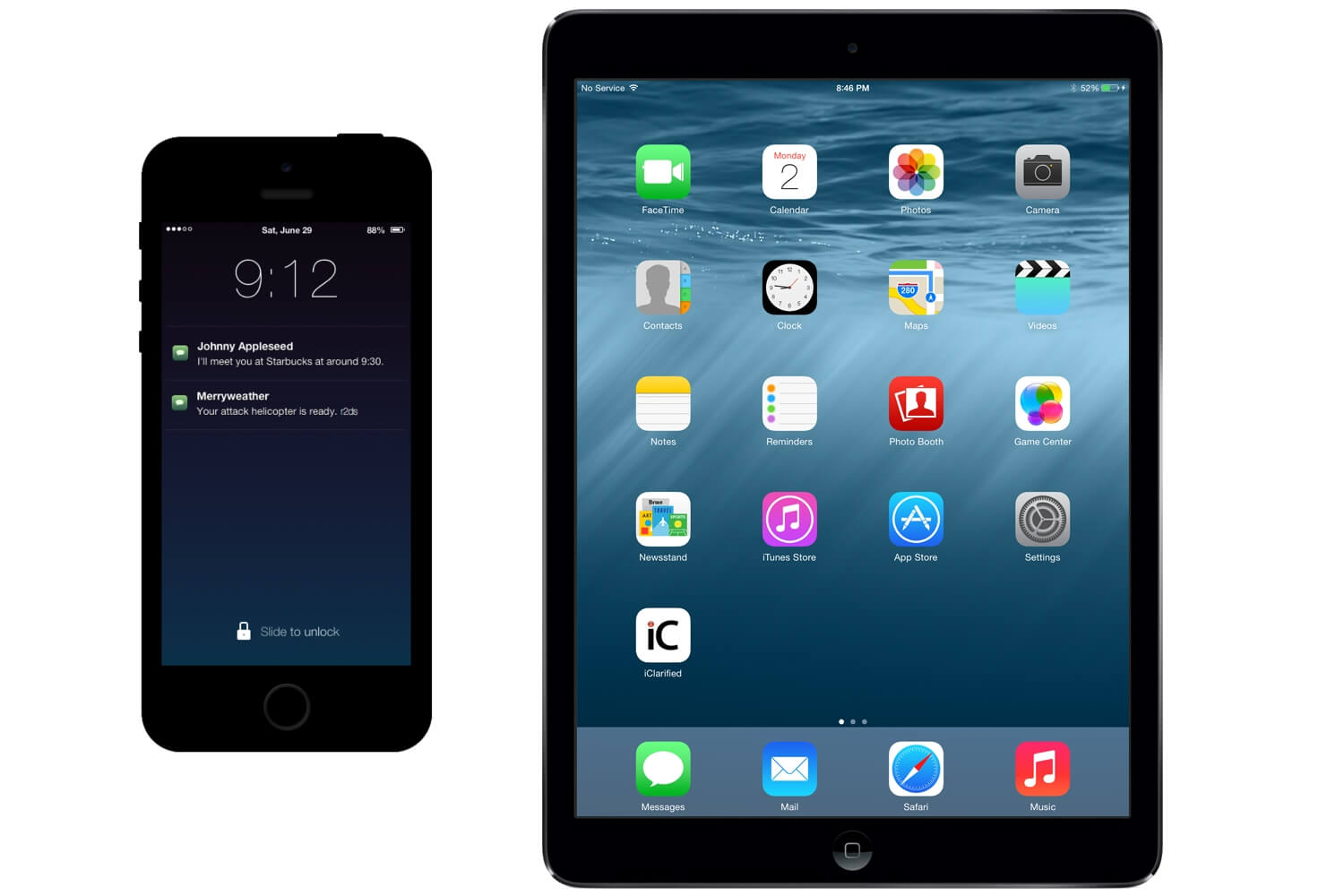 iPad и iPhone