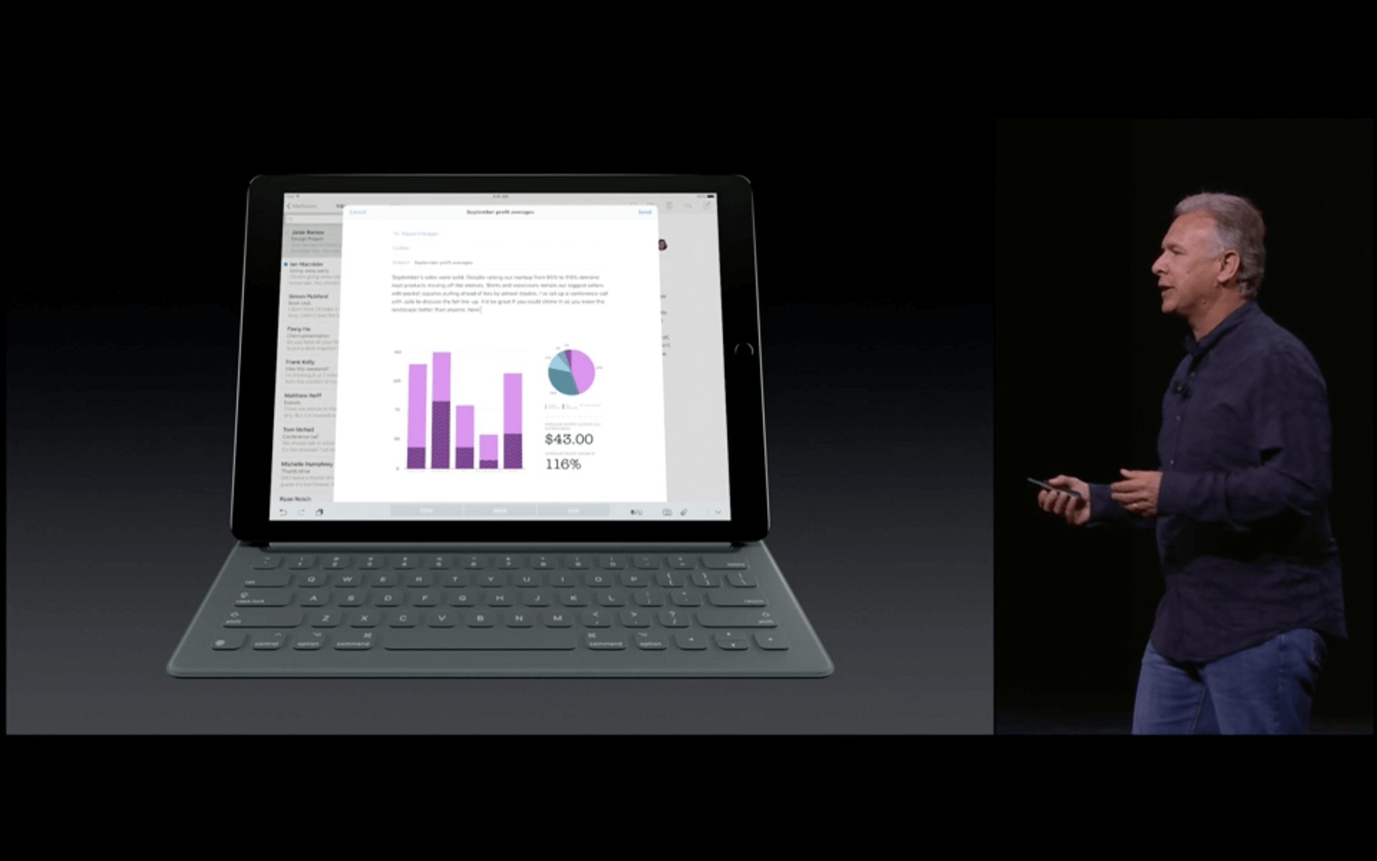 iPad Pro с клавиатурой