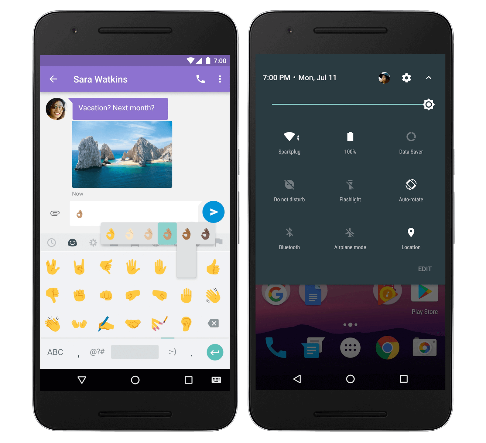 Android 7.0 Emoji