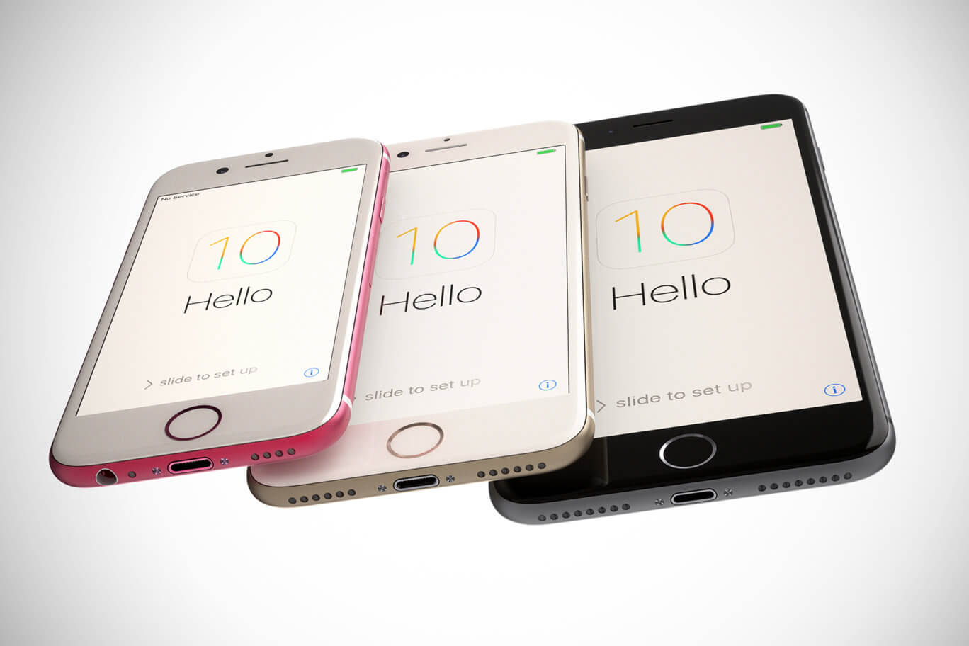 Глянцево-белые iPhone 7 и iPhone 7 Plus