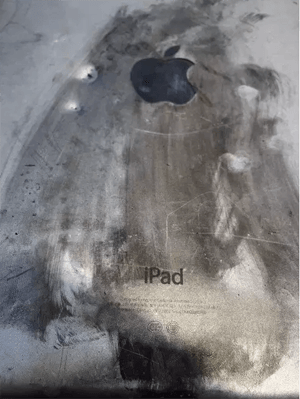 iPad Air взорвался