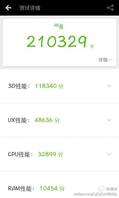 Xiaomi Mi6 установил абсолютный рекорд AnTuTu
