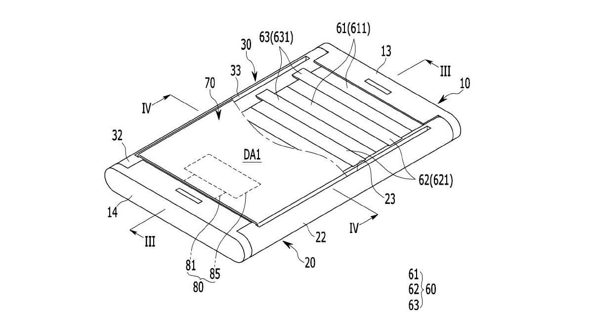 Samsung запатентовала раздвижной дисплей