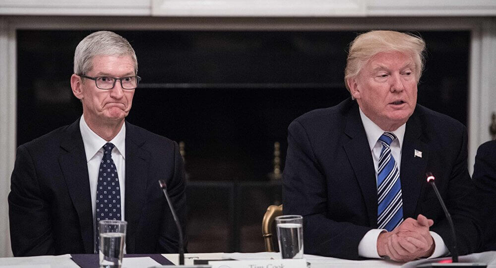 Дональд Трамп предложил Apple перенести производство из Китая в США