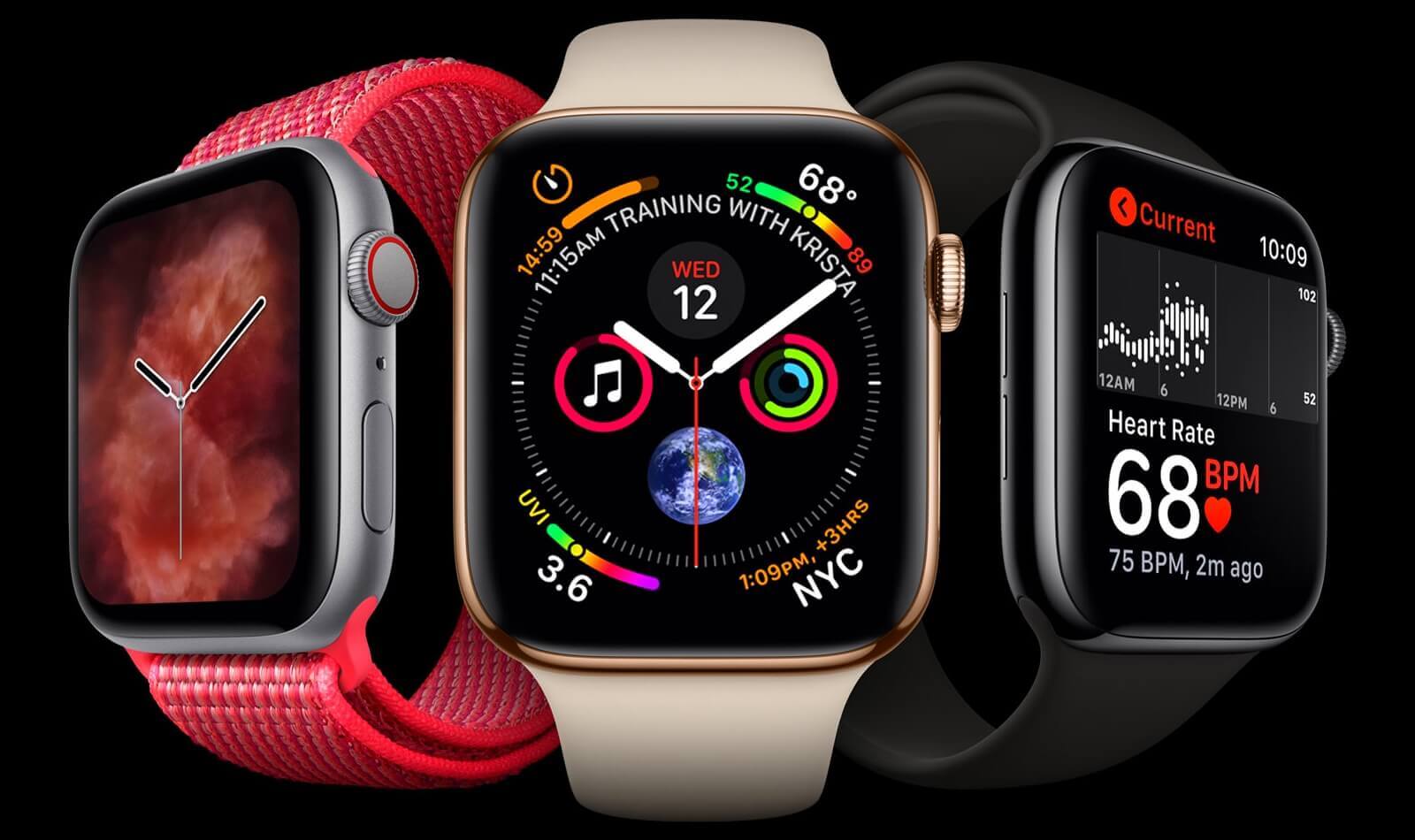 Apple Watch Series 4 с функцией ЭКГ представлены официально