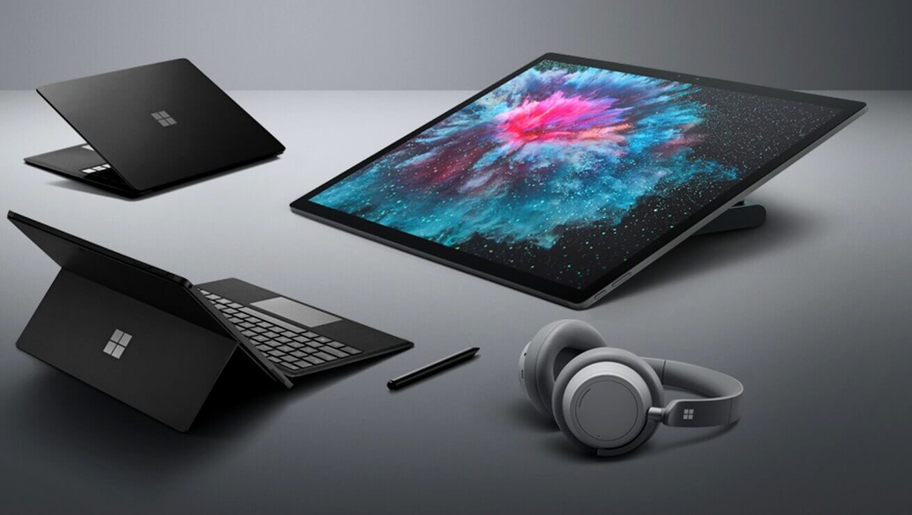 Microsoft представила новый планшет, ноутбук, моноблок и наушники Surface