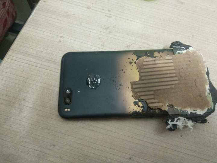 Xiaomi Mi A1 взорвался