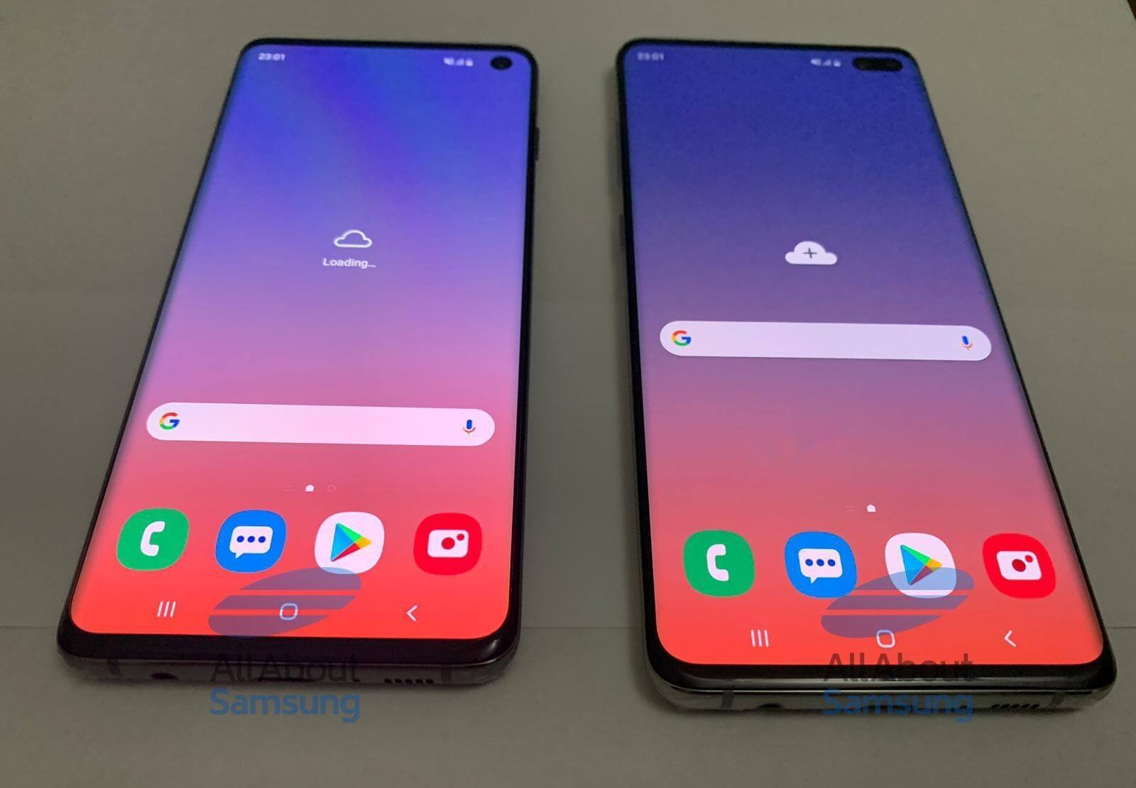 Работающие Samsung Galaxy S10 и S10 Plus появились на «живых» фото