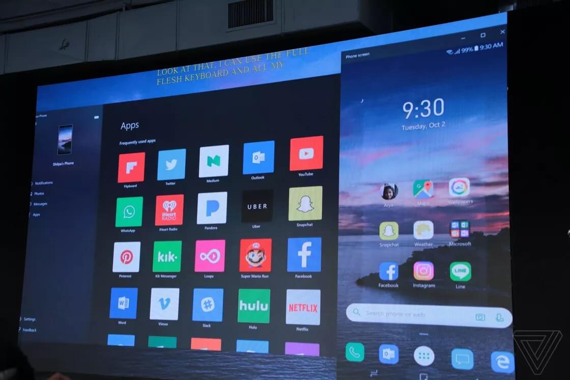 В Windows 10 появится поддержка Android-приложений