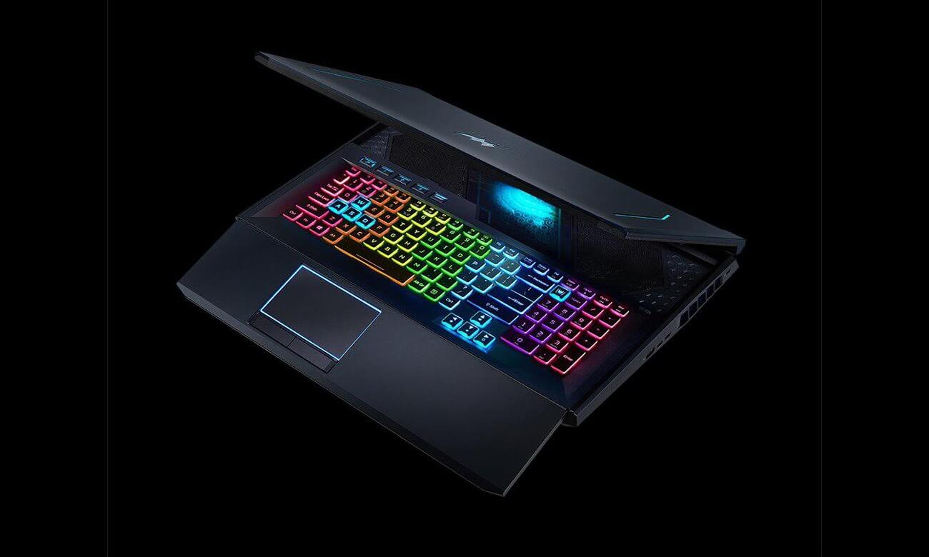 Acer представила игровой ноутбук Helios 700 с выдвижной клавиатурой