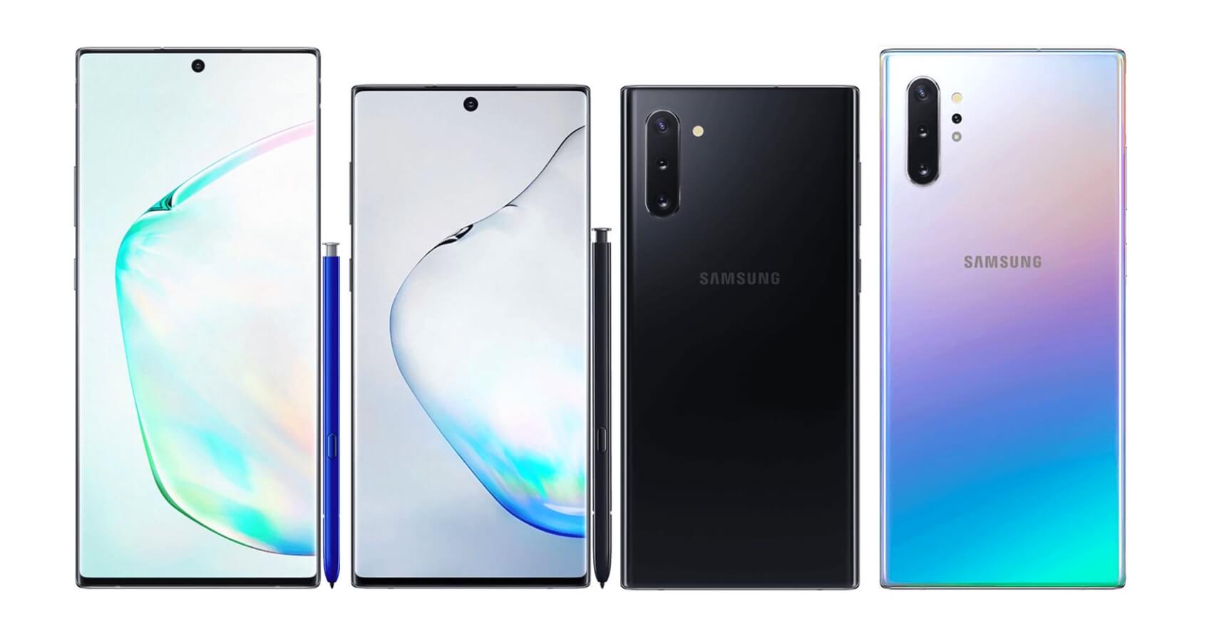 Galaxy Note 10 and Galaxy Note 10 Plus