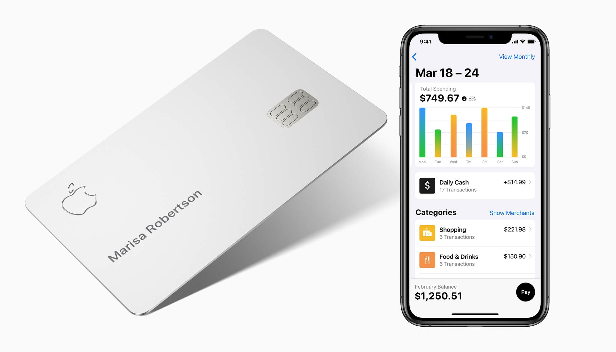 Apple запустила платежную карту Apple Card