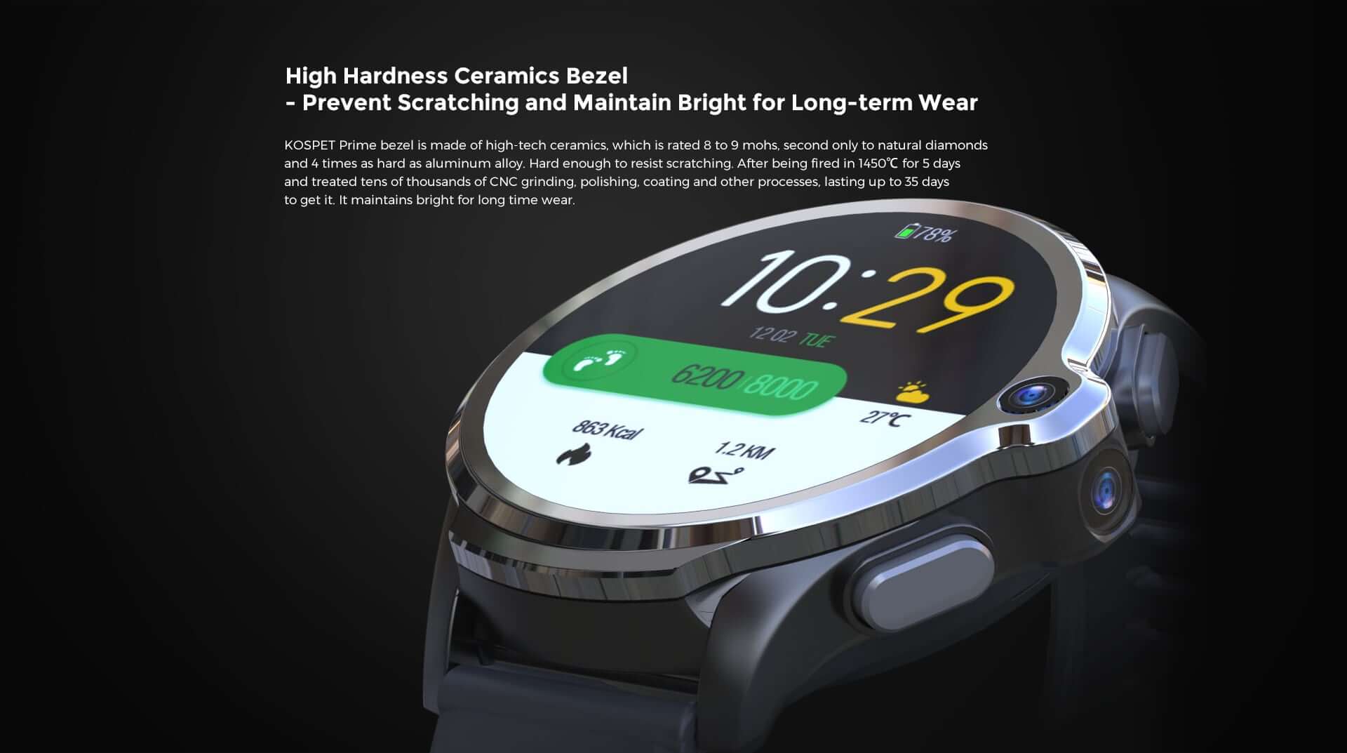 KOSPET Prime 4G Smart Watch