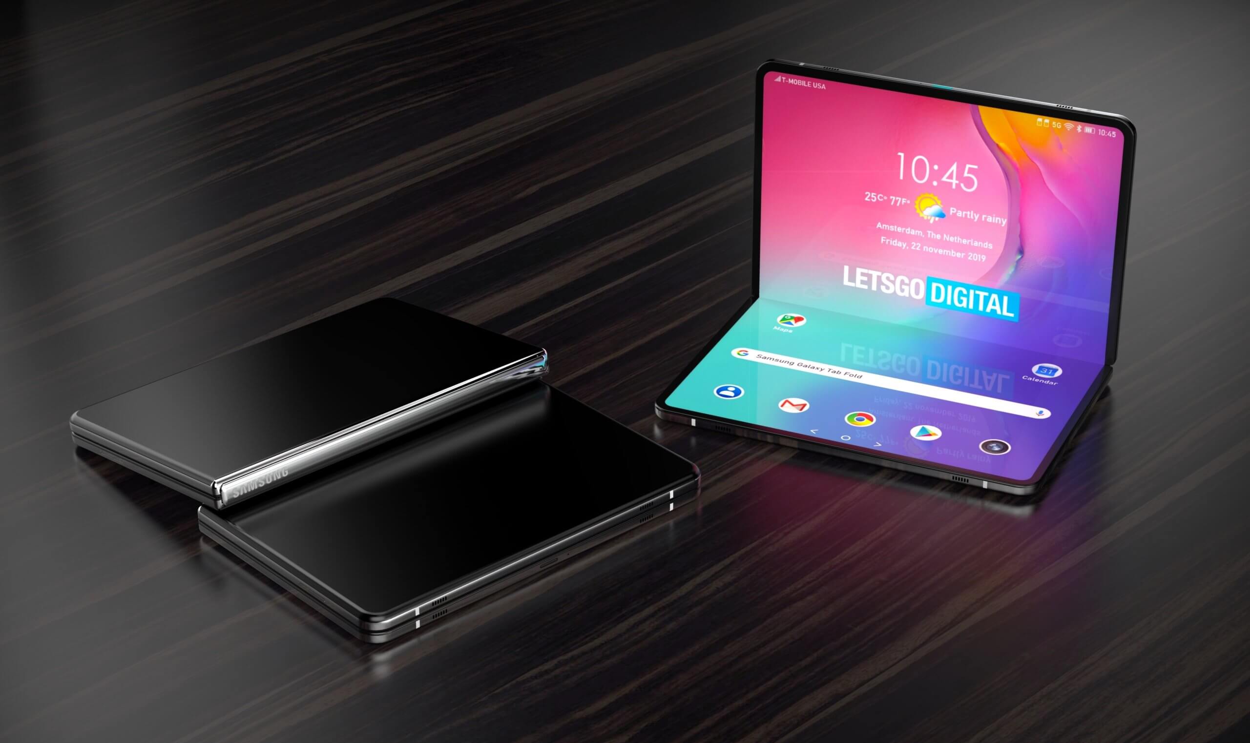 Samsung запатентовала гибкий планшет Galaxy Tab Fold