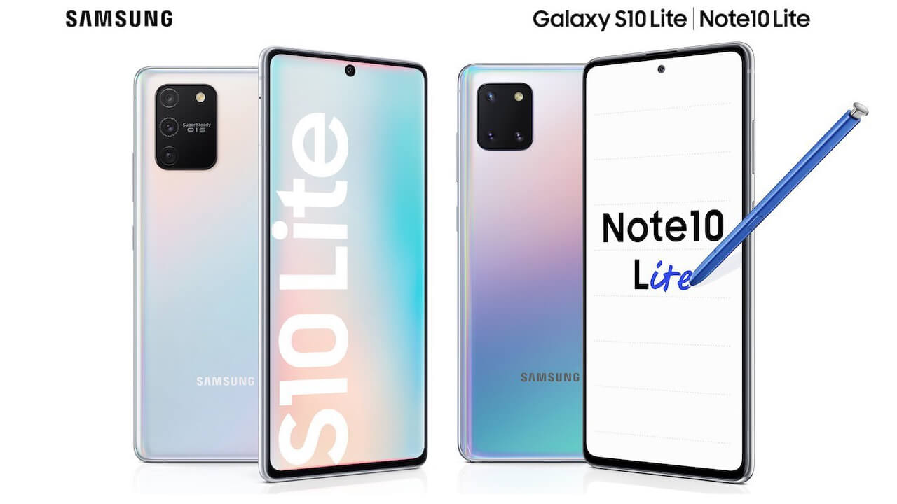 Samsung Galaxy S10 Lite и Galaxy Note10 Lite