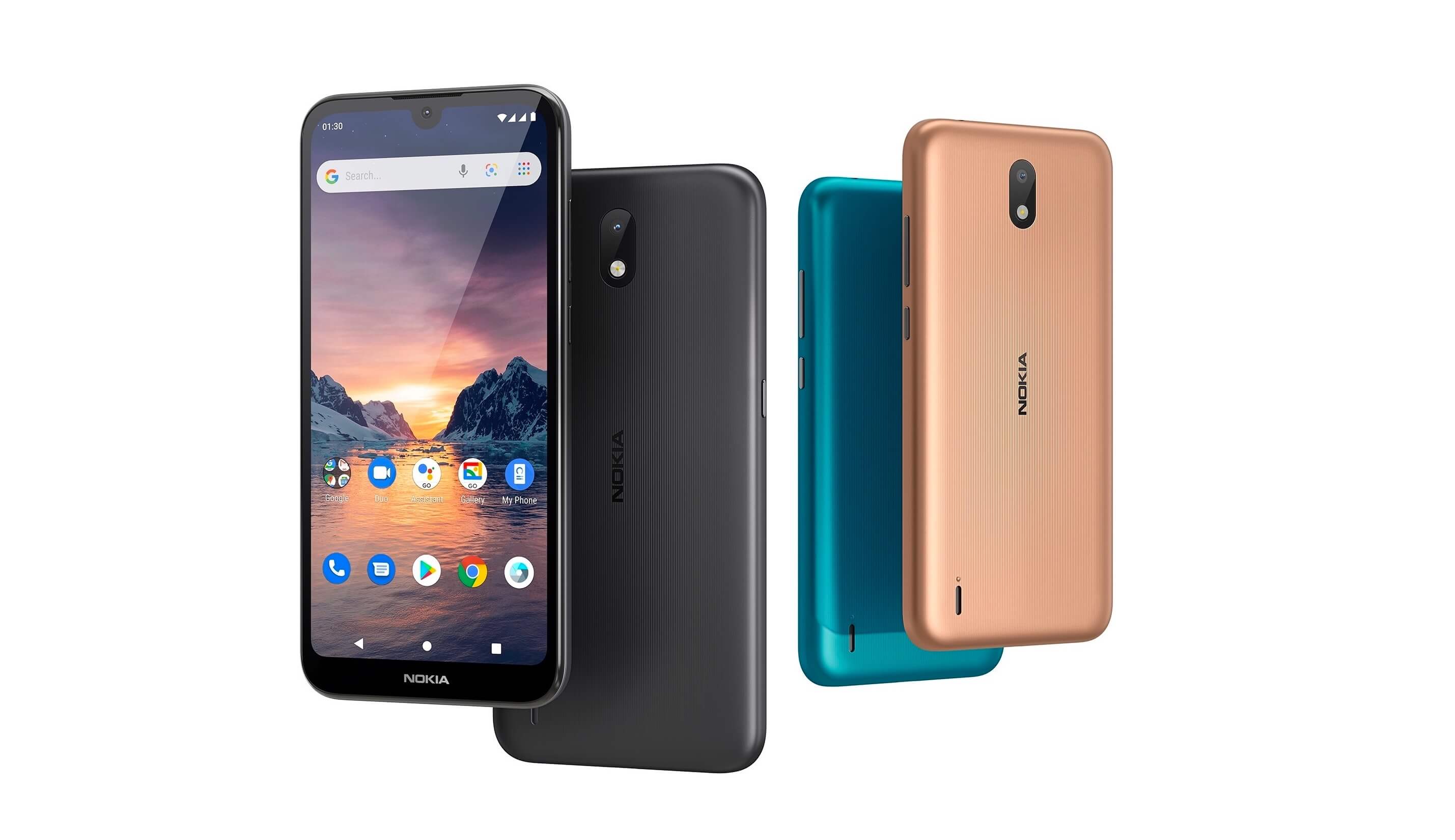 Представлены недорогие смартфоны Nokia 5.3 и Nokia 1.3