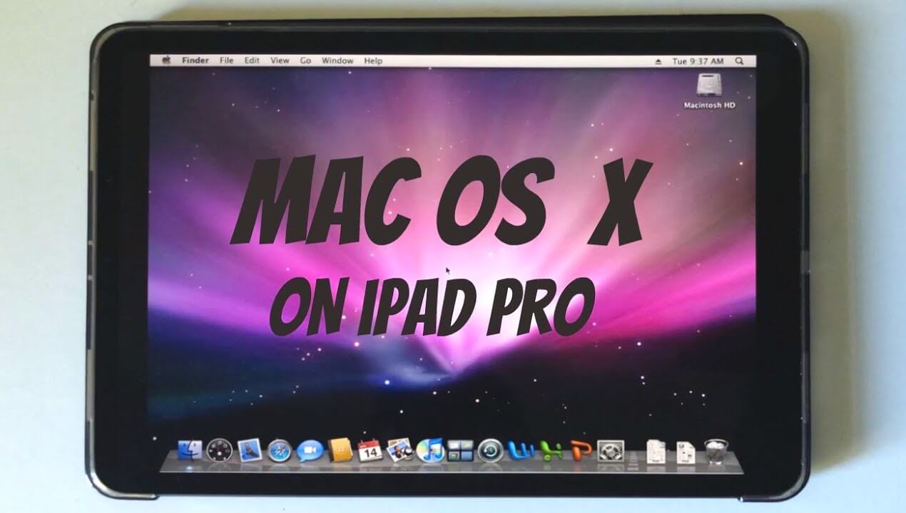 Mac OS X on iPad Pro