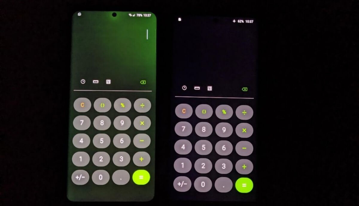 Владельцы Samsung Galaxy S20 Ultra жалуются на зеленые пятна на дисплее