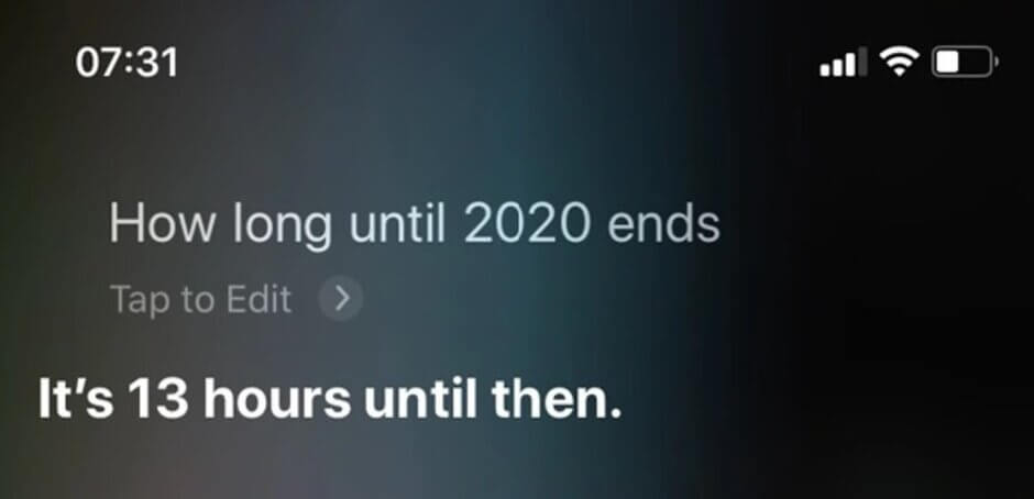 Siri предсказала скорый конец света