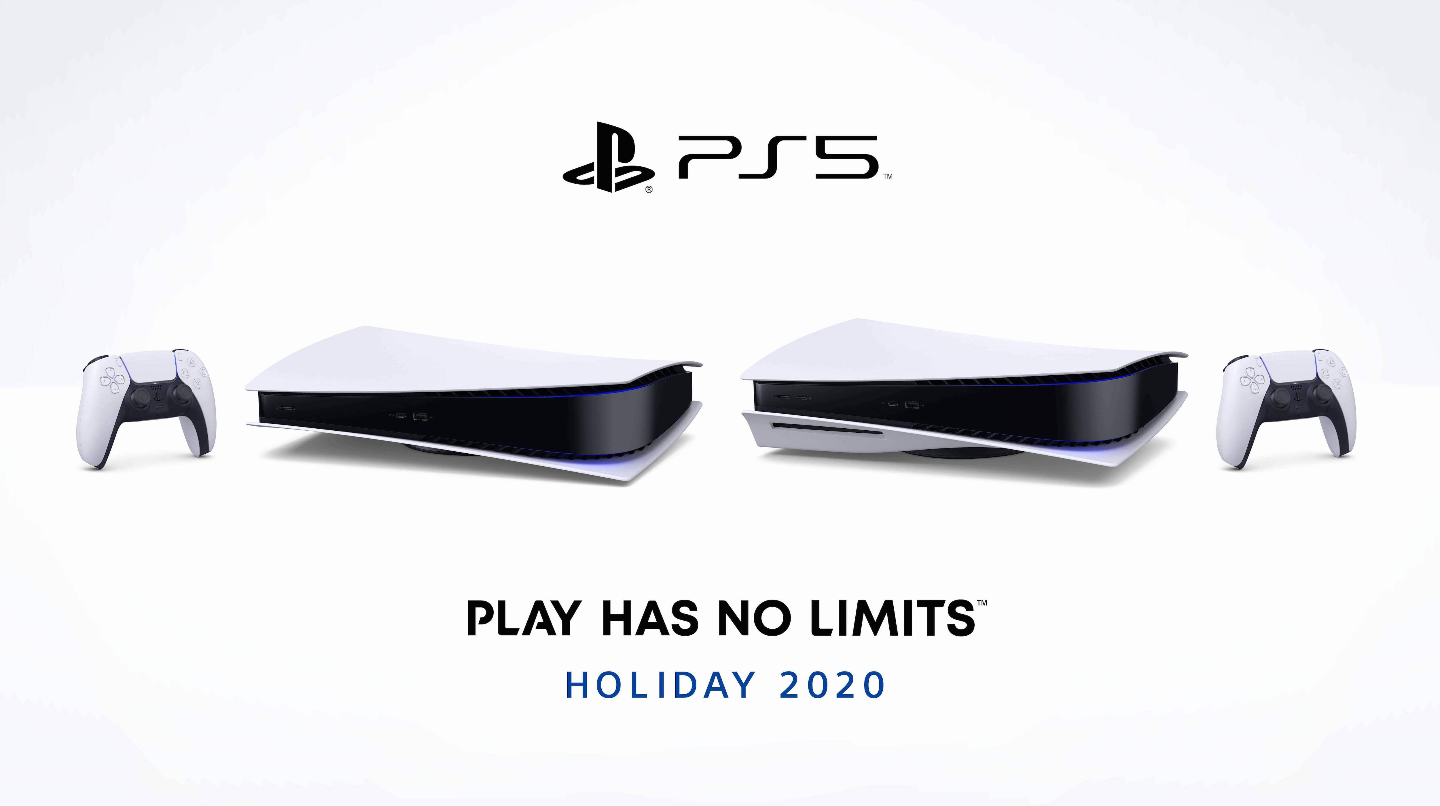 Sony показала две версии PlayStation 5 в горизонтальном положении