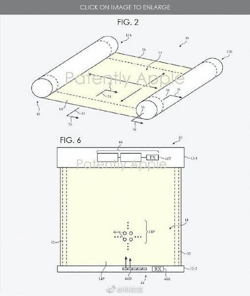 Apple запатентовала сворачиваемый в рулон iPhone
