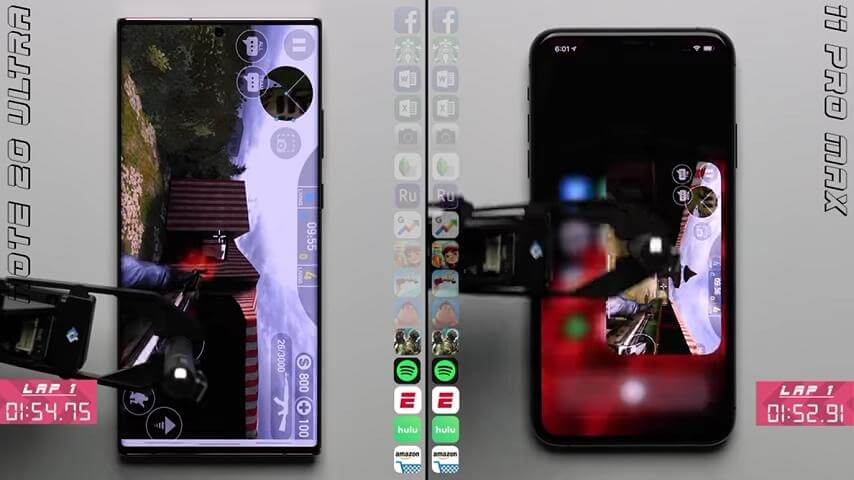Производительность Galaxy Note 20 Ultra сравнили с iPhone 11 Pro Max
