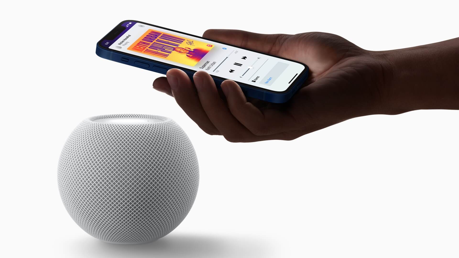 Apple представила смарт-колонку HomePod Mini