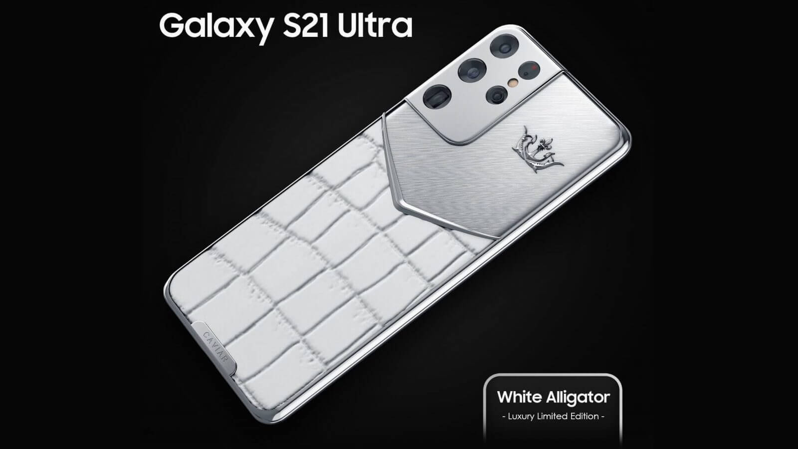 Samsung Galaxy S21 Ultra White Alligator