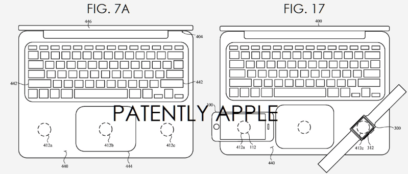 Apple запатентовала MacBook со встроенной беспроводной зарядкой