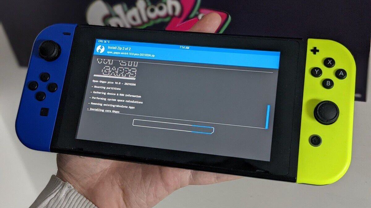На Nintendo Switch портировали LineageOS 17.1 на базе Android 10