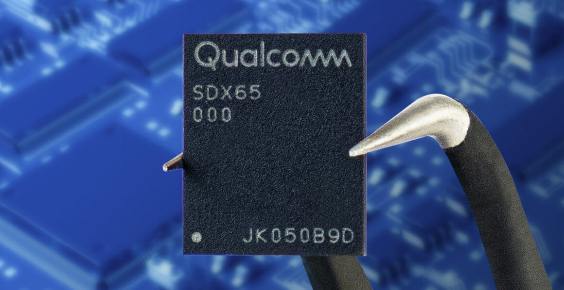 Модем Qualcomm Snapdragon X65 работает на скорости до 10 ГБит/с